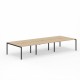 Nova U 6 Person Back to Back Bench Desk